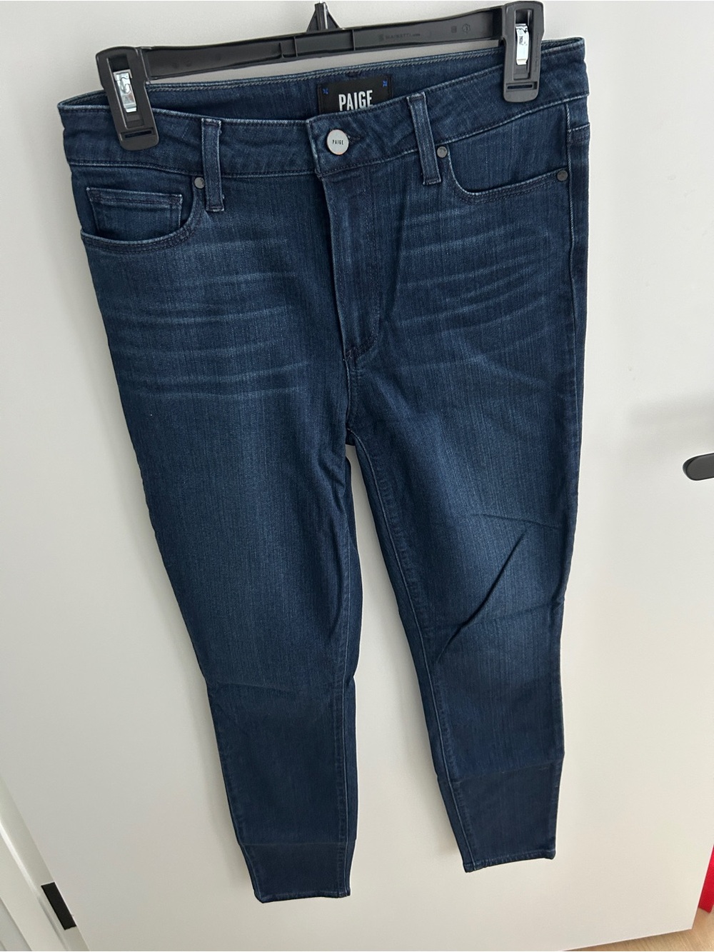 PAIGE Hoxton Ankle Dark Wash Jeans